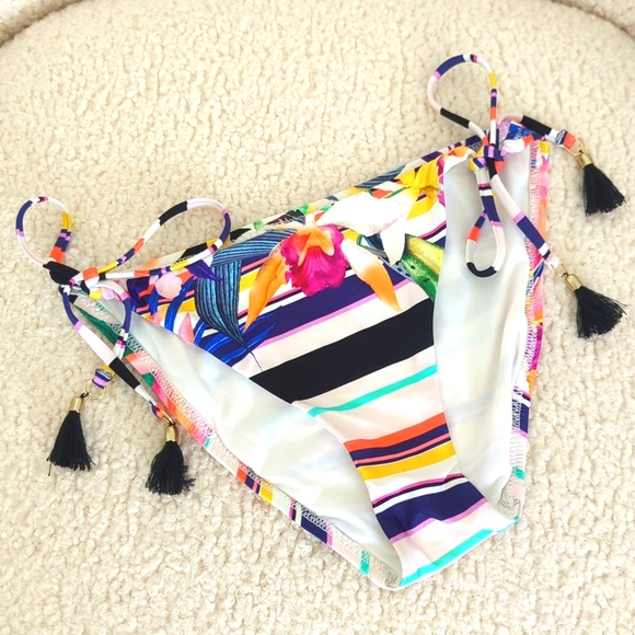 Trina Turk Women's Standard Side Tie Hipster Bikini Swimsuit Bottom - Picture 2 of 5